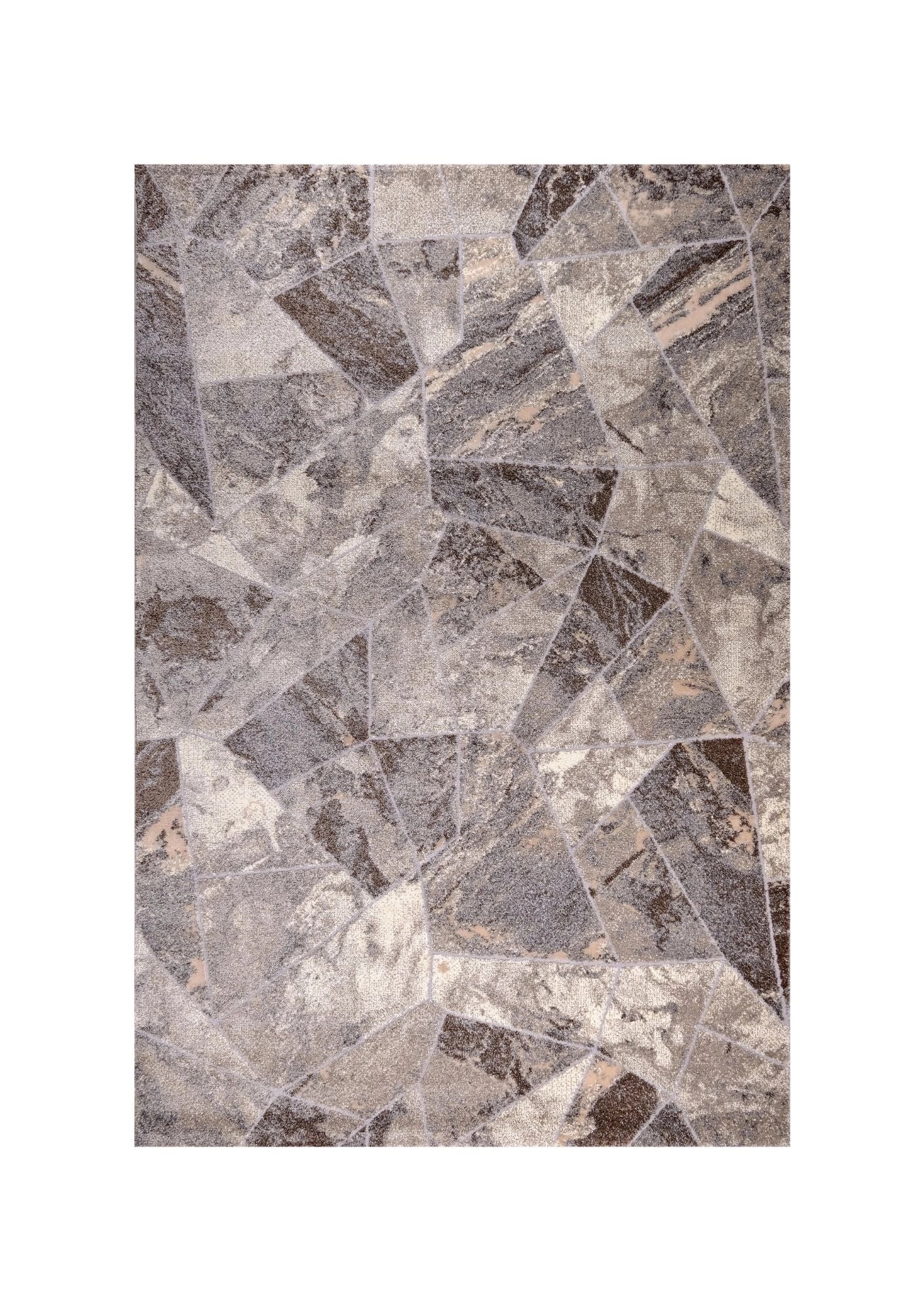 Tiger 9801A Grey / Dark Vizon Modern Area Rug