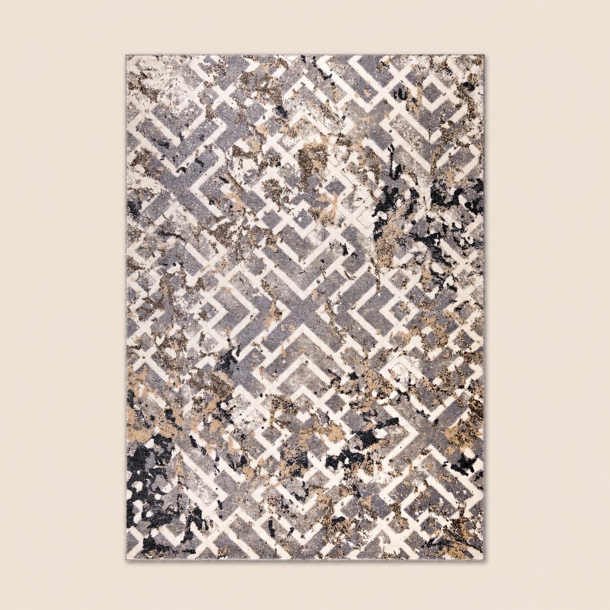 Tiger 9855A Cream / Beige Modern Area Rug