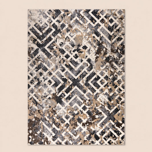 Tiger 9855A Light Grey / Beige Modern Area Rug