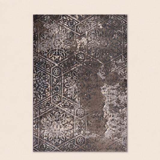 Tiger 9868A Dark Vizon / Dark Grey Modern Area Rug