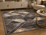 Tiger 9995A Grey / Dark Vizon Modern Area Rug
