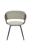 Fairy Modern Linen Barstool Beige