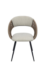 Fairy Modern Linen Barstool Beige