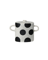 D23088C Ash Ceramic Narrow Flat Bottle Ash Handcrafted Home Décor