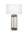 Contemporary Distinctive Light WTL1103 Black Gold Marble Table Lamp