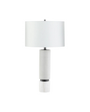 Contemporary Distinctive Light WTL1105 Black White Marble Table Lamp