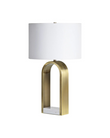 Contemporary Distinctive Light WTL1112 Gold Marble Table Lamp