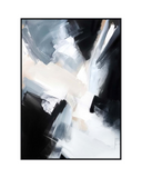 151065H Canvas Artwork Heavy Textured Black Frame