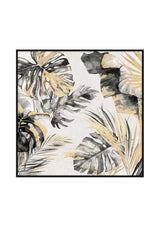 17464 Canvas Artwork Printing With Foil Finish Black Frame