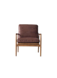 Benjamin Leather Armchair Ashwood