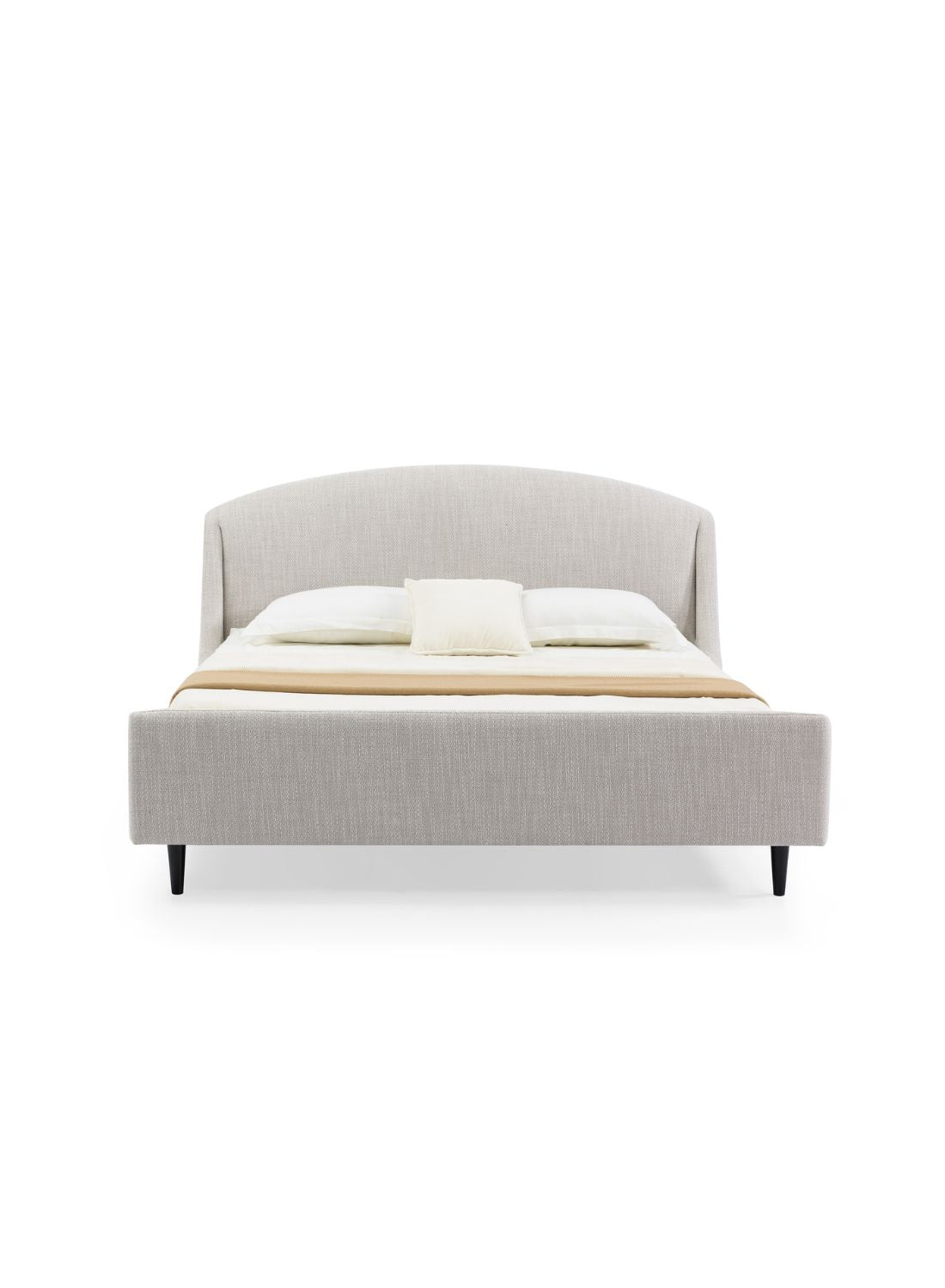 Sinclair Contemporary Bedroom Suite In Fabric Cream