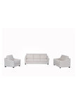 Victoria Beige Fabric Modern Sofa Set