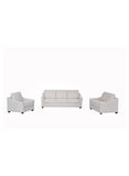 Victoria Beige Fabric Modern Sofa Set