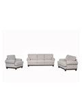 Ryan Beige Fabric Contemporary Sofa Set