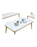 Heystar Outdoor Coffee Table Brushed Wood Grain