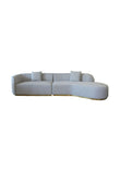 Zen Modular Sofa Grey Fabric