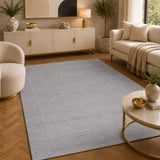 Lucca E646A Light Grey Modern Area Rug