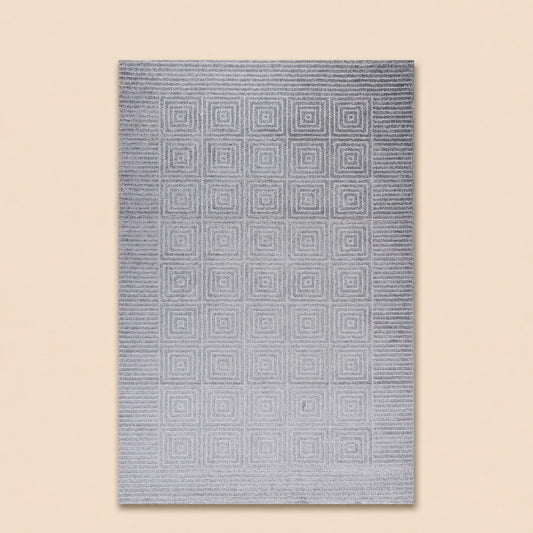 Lucca E646A Light Grey Modern Area Rug