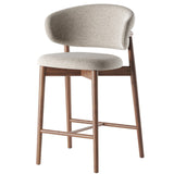 Samara Walnut Barstool