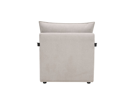Mallee Modern Comfortable Grey Fabric Armchair