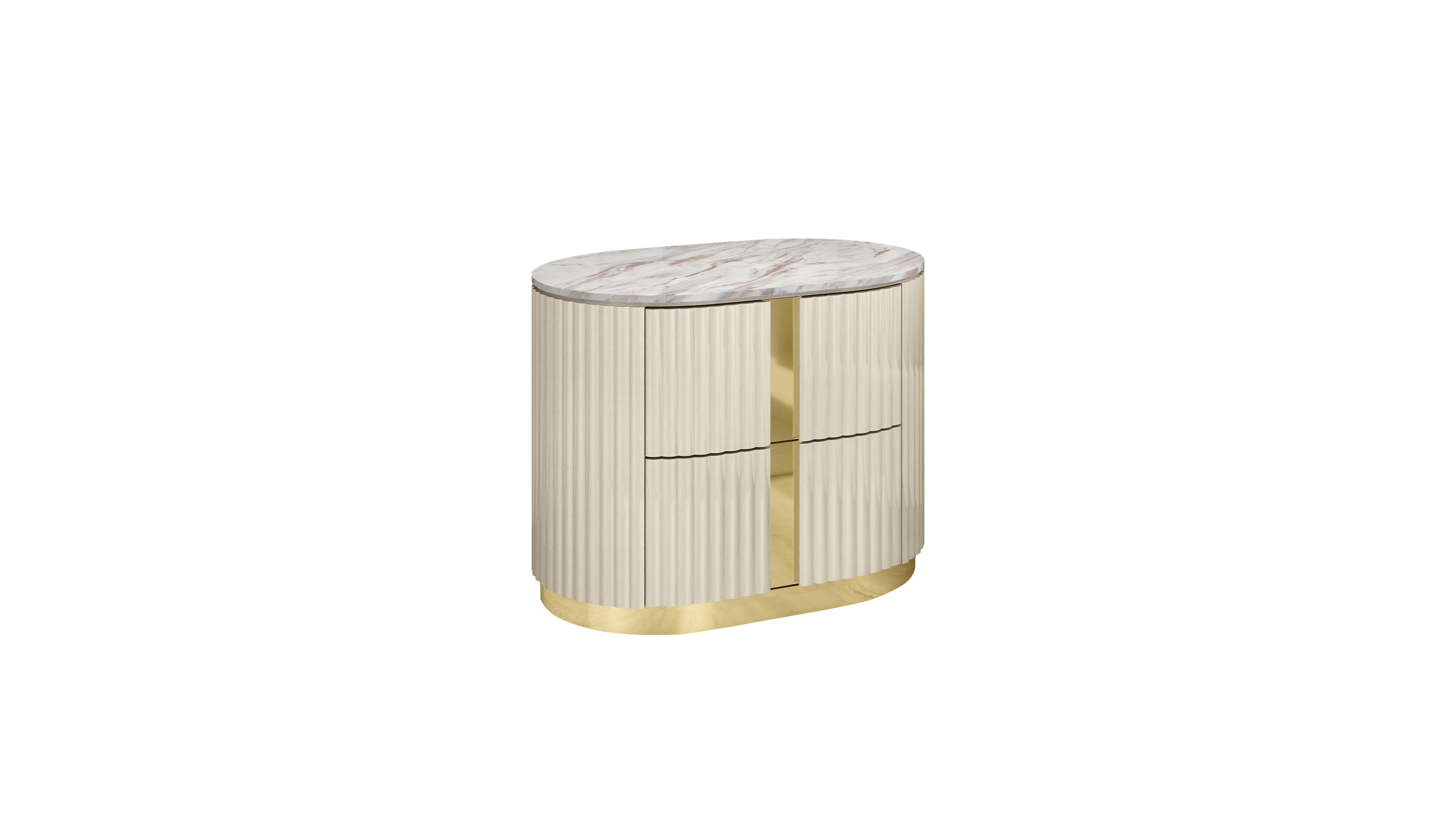 Juniper Bedroom Suite Luxury Modern Beige Gold