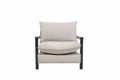 Mallee Modern Comfortable Grey Fabric Armchair